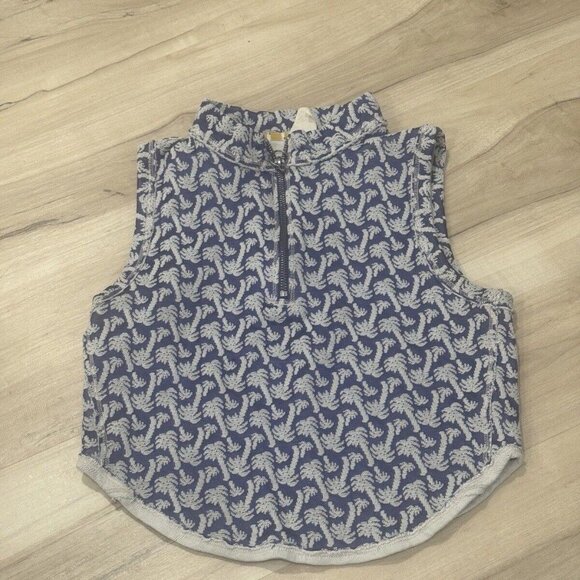 We The Free (Free People) Purple Tiny Palm Tank Top Size Small S - Picture 1 of 6